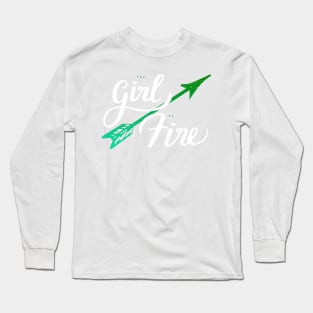 The Girl on Fire Long Sleeve T-Shirt